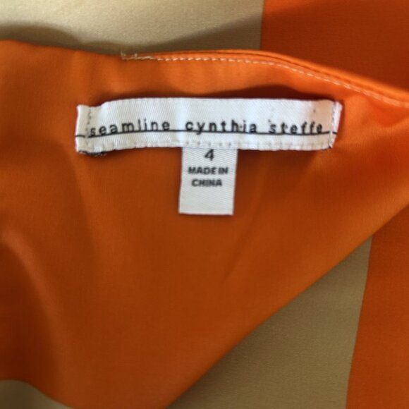 Seamline Cynthia Steffe Colorblock Sheath Dress Size 4 - Picture 4 of 8